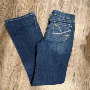 Girls Dark Blue Ariat Bootcut Jeans